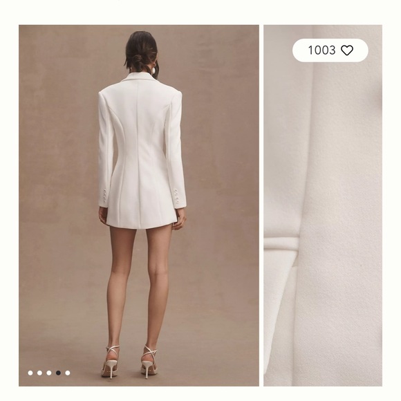 ANTHROPOLOGIE MISHA ANDER MINI BLAZER DRESS - Picture 4 of 7